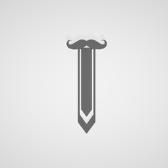Captura1.png Fichier STL gratuit MARQUE-PAGE / MARQUE-PAGE / MOUSTACHE / MOUSTACHE / MOUSTACHE / MOUSTACHE・Design imprimable en 3D à télécharger