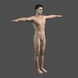 6.jpg Beautiful naked man -Rigged 3D model