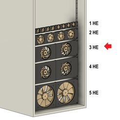 Full-View-1.png Server rack 3 U fan mount (3 U fan unit 19" server rack)