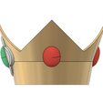 Daisy Crown 2.PNG STL file Flower Princess Daisy Crown・3D printable model to download
