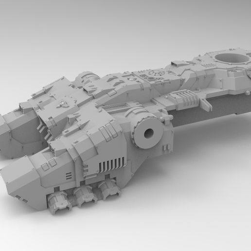 Starry Space hover AFV Optimized for Resin 3D model