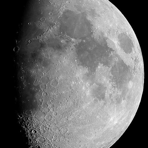 Moon 3D GLOBE, HIGH POLY, 2.7KM PER POLYGON 3D model