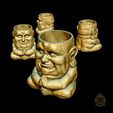 Buda_09.jpg STL-Datei Buddha, Blumentopf und Bleistifthalter・3D-druckbares Design zum Herunterladen