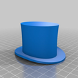 ec33a3bd5f5e24f7b4b9d168d73f0426.png Tiny Top Hat for Dolls and Stuffed Animals -- Center Prints w/o Supports