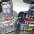 20240306_090557.jpg Rems li-ion battery adapter for DeWalt Charger or Tools XR2 nimh micd
