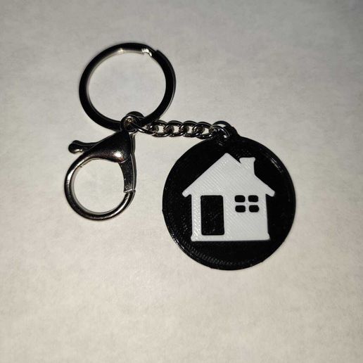 HOUSE KEYCHAIN 3D model