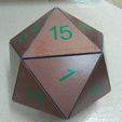 20_Sided_Dice_Icosahedron.jpg 12" (Adjustable) Icosahedron (20 Sided Die / Dice) / Box D20