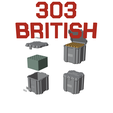 COL_64_303_25a.png AMMO BOX 303 BRITISH AMMUNITION STORAGE 303british CRATE ORGANIZER