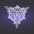 output-88-render-3.png STL file Decorative mural, celtic knot, pendant・3D printing idea to download