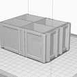 Four-short-tray.png -Datei RC-Auto oder Drohne Batterie Caddy Kit für 30cal Ammo Can Batt-Tac Pac herunterladen • Objekt zum 3D-Drucken, UpScaleRC