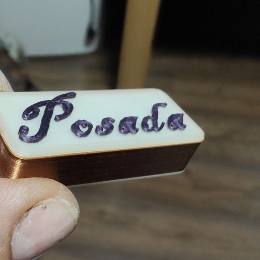 🏘️ Posada luminous sign to scale. With led light.・Fichier OBJ pour ・Cults