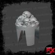 pile-of-skulls.jpg PILE OF SKULLS - AK INTERACTIVE QUICK GEN COLOUR COLOR TRANSLUCENT BOTTLE SWATCH SUPER MINI CAP - 18ML