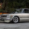 WorkEquip40-Nissan-Skyline-C10-Hakosuka-02.jpg Колеса 1/24 15x7.5 Work Equip 40
