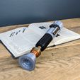 A.jpg Free STL file Kenobi Lightsaber (2022 Series)・3D printer model to download