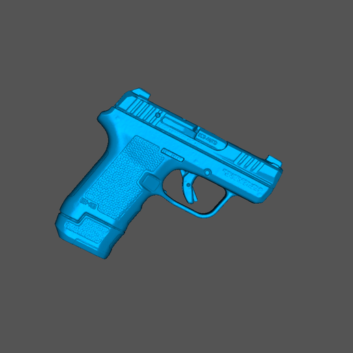 Ruger LCP MAX .380 ACP Magazine (Magpul Extended Grip) - 3D Scan Reference Model