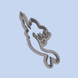 model-1.png Ariel—The Little Mermaid (2) COOKIE CUTTERS, MOLD FOR CHILDREN, BIRTHDAY PARTY