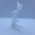 IMG_2104.JPG STL-Datei Voronoi woman poses・Modell zum Herunterladen und 3D-Drucken