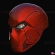 03.jpg Red Hood Mask Damaged - TITANS season 3 - DC comics Cosplay 3D print model