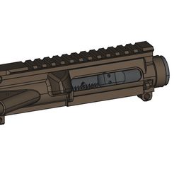 1.jpg Archivo 3D AR 15 Receptor superior de juguete Actualización completa V1.0・Design para impresora 3D para descargar