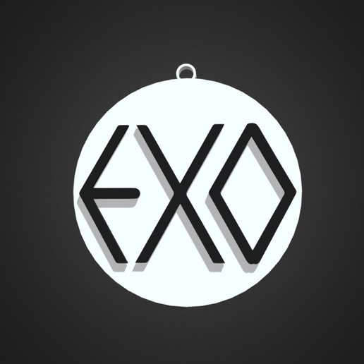 Keychain EXO Coin 3D
