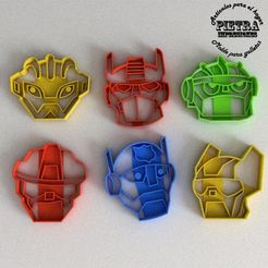 8.jpg CUTTING MOULD FOR FONDANT RESCUEBOTS TRANSFORMERS