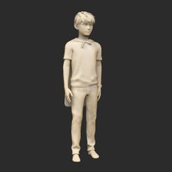 Chris01Render.jpg Бесплатный STL файл Chris - The Awesome Adventures of Captain Spirit・3D-печатная модель для скачивания