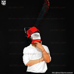 Chainsaw Man Helmet - Denji Cosplay
