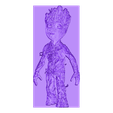 Baby_Groot.stl Fichier STL gratuit Baby Groot lithophane・Design imprimable en 3D à télécharger