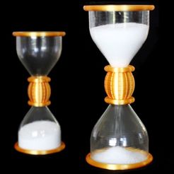 overview_new.jpg STL-Datei Sanduhr kostenlos・3D-druckbare Vorlage zum herunterladen
