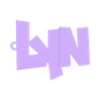 Lyn.stl Nombre Llavero - Lyn