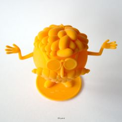 Brilmans-3D-print04.jpg Free 3D file Glasses-guy・3D printer design to download