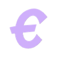 EURO.stl STL file Letters and Numbers Indiana Jones Letters and Numbers | Logo・Model to download and 3D print