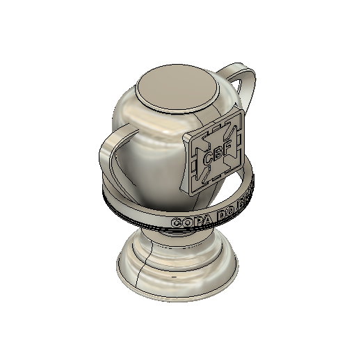 Brazilian Cup Trophy - 3D Printable Model | Copa do Brasil 3D model