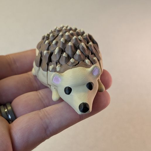 💾 Floppy Hedgehog - Articulating flexi hedgehog・ STL File for 3D ...