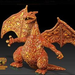 charizard.jpg STL file CHARIZARD DELUXE・3D printer model to download