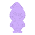Labubu Grinch M.stl Grinch Labubu Cookie Cutter