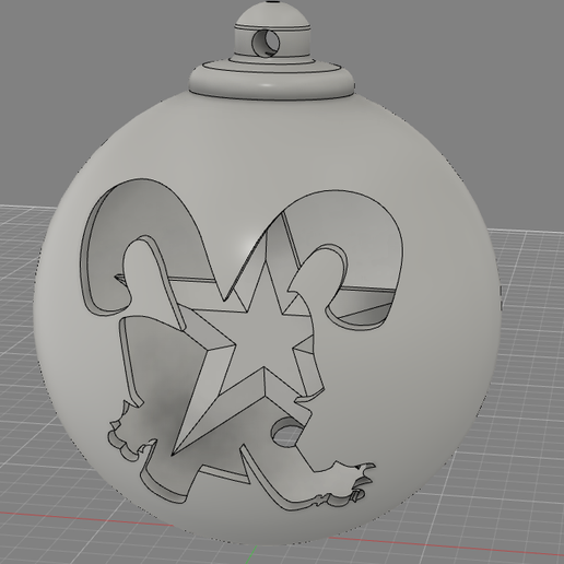 Christmas ball V03.01.01 3D model