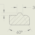 Add-on_Groove.png E3D v6 hotend mount for Afinibot / Creality / HURricane 3D printers REMIX