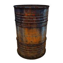 model.png Bidón de aceite oxidado NO.2