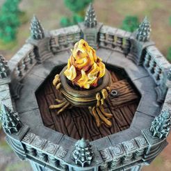 1654104958849Low.jpg Free 3D file Cauldron on fire・3D printer model to download