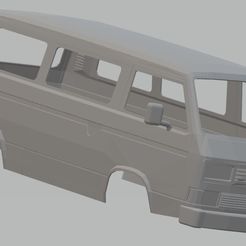 Foto 1.jpg Volkswagen Transporter T3 Printable Body Van