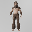 Pie-Grande0019.png Big Foot Lowpoly Rigged