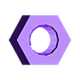 Hex_nut_M8.stl Printable standard M8 Hex nuts and washers