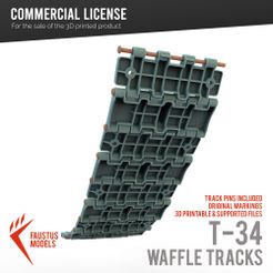Commercial-License-Sticker.jpg Т-34 ВАФЕЛЬНЫЕ ДОРОЖКИ [КОММЕРЧЕСКАЯ ЛИЦЕНЗИЯ]