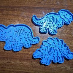 IMG-20201013-WA0012.jpg Free STL file COOKIE CUTTER DINOSAURIOS・3D printable model to download