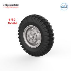 00.jpg 3D file Vehicle wheels 1/32・3D printing model to download