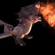 012.jpg DRAGON DOWNLOAD DRAGON FLYING 3d Model Animated for blender-fbx-unity-maya-unreal-c4d-3ds max - 3D printing BASILIK BASILIK - DRAGON BASILIK Sculptures & busts Animals & creatures People