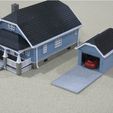 9676b72cc1b9fe854425b5c03af3fbbd_preview_featured.JPG Free 3D file HO Scale Bungalow・3D printable model to download