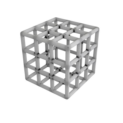 0010_BlueCage_W_0001.jpg Simple Blue Cubic Cage