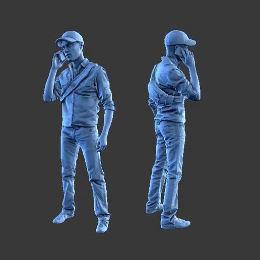 CHARACTER MAN FIGURE A75 3D model